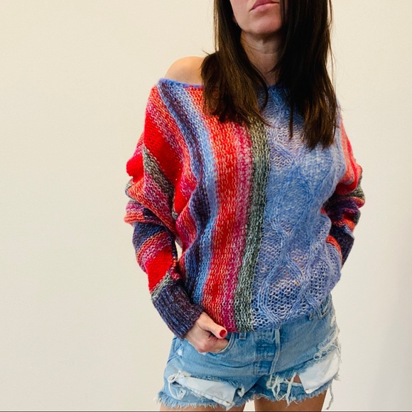 Free People Women’s Sweater Multi Size XS EUC - Picture 3 of 13